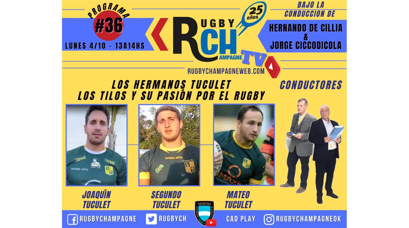 Hoy un nuevo programa de Rugby Champagne TV