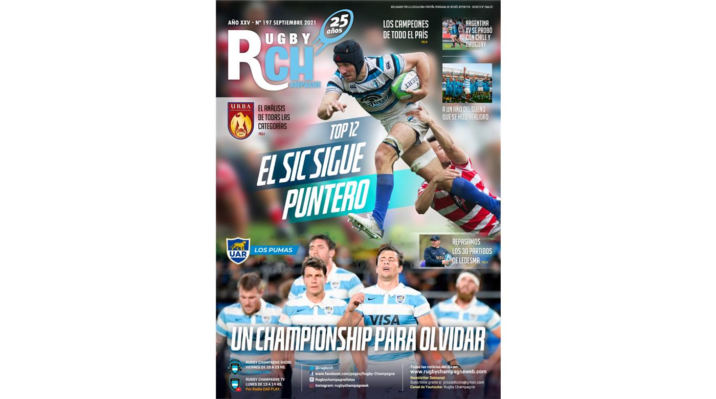 Ya se encuentra disponible la revista Rugby Champagne 