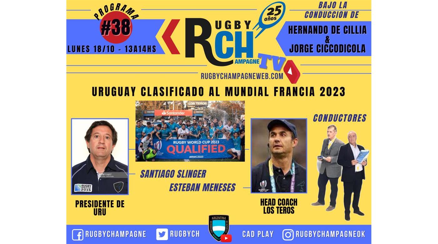 UN NUEVO PROGRAMA DE RCH TV, CON URUGUAY CLASIFICADO AL MUNDIAL 