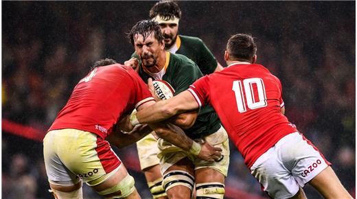 Los Springboks consiguieron una trabajosa victoria en Cardiff