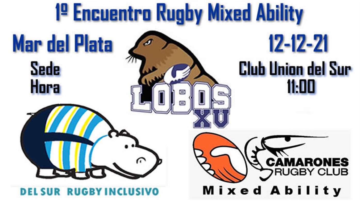 1º Encuentro de Rugby Mixed Ability en Mar del Plata