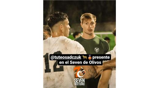Matías Osadzuk presente en el Seven de Olivos