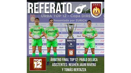 Pablo Deluca (h) será el juez de la gran final del TOP 12