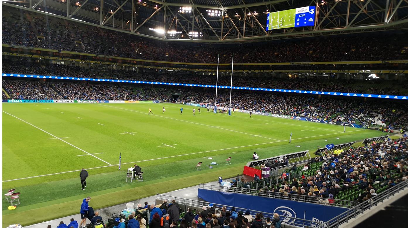 Leinster debutó en la Champions Cup con una goleada ante Bath 