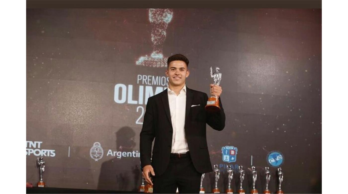 Marcos Moneta ganó el premio Olimpia en Rugby