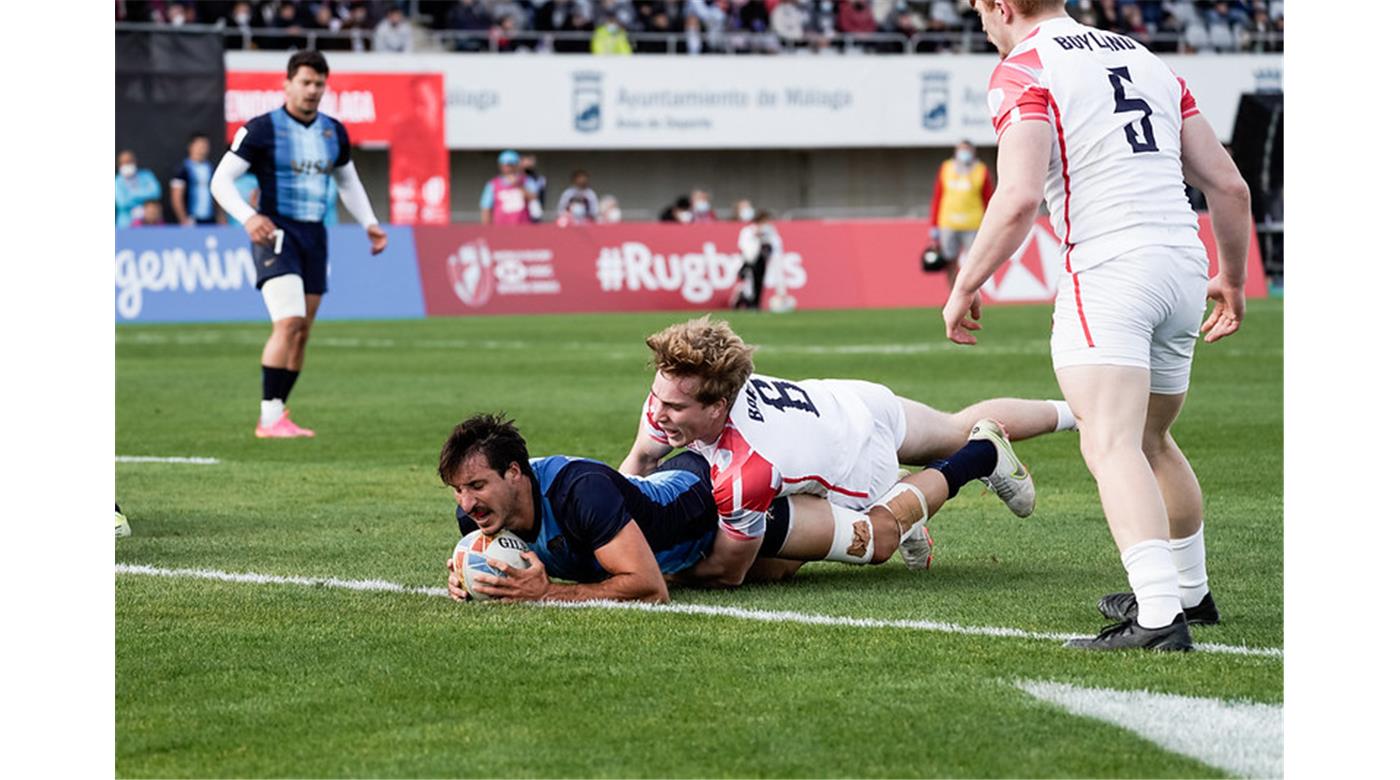Argentina lo hizo una vez más!. Venció a Inglaterra y jugará la final en el Seven de Málaga