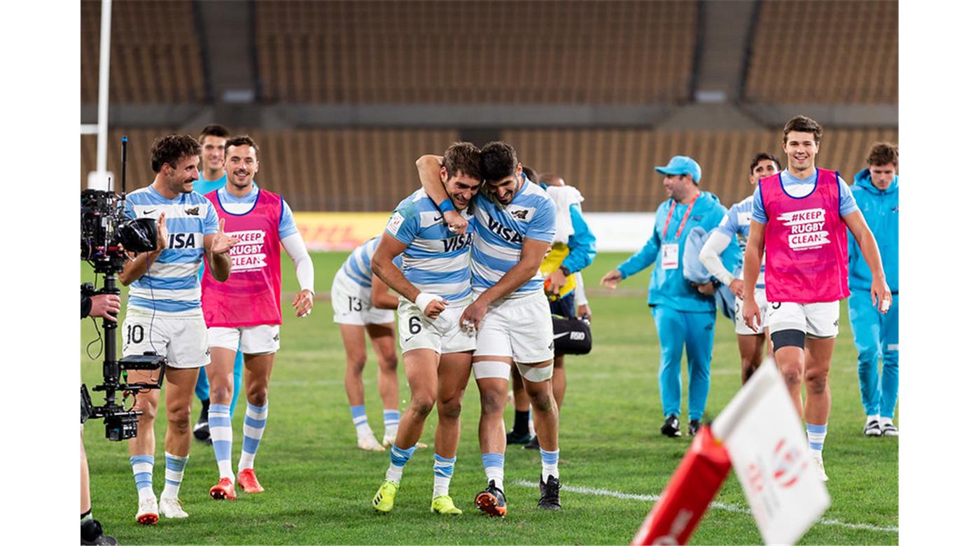 LOS PUMAS 7 LE GANARON A FRANCIA SOBRE LA HORA Y SON SEMIFINALISTAS