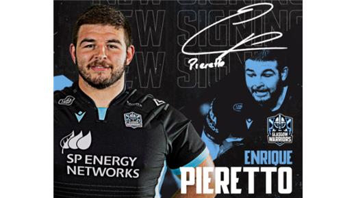 ENRIQUE PIERETTO CONTINUARÁ EN GLASGOW WARRIORS