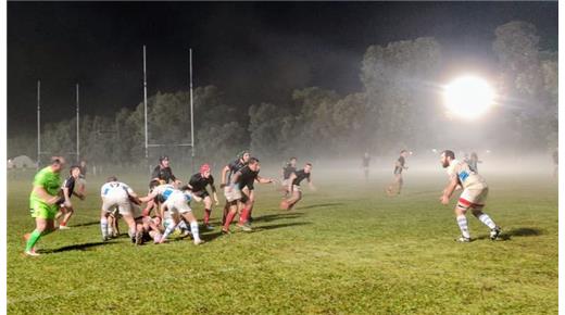 San Patricio y GEBA jugaron su primer amistoso, en una noche de intensa niebla 