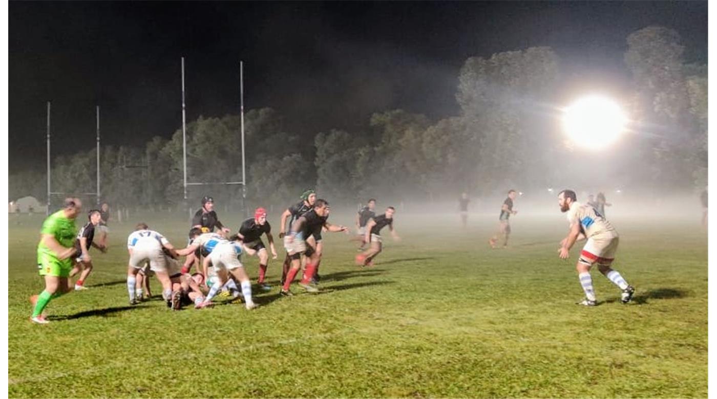 San Patricio y GEBA jugaron su primer amistoso, en una noche de intensa niebla 