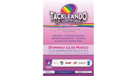 SE REALIZARÁ LA 5TA EDICIÓN DEL  ENCUENTRO "TACKLEANDO LA LGBTIFOBIA"