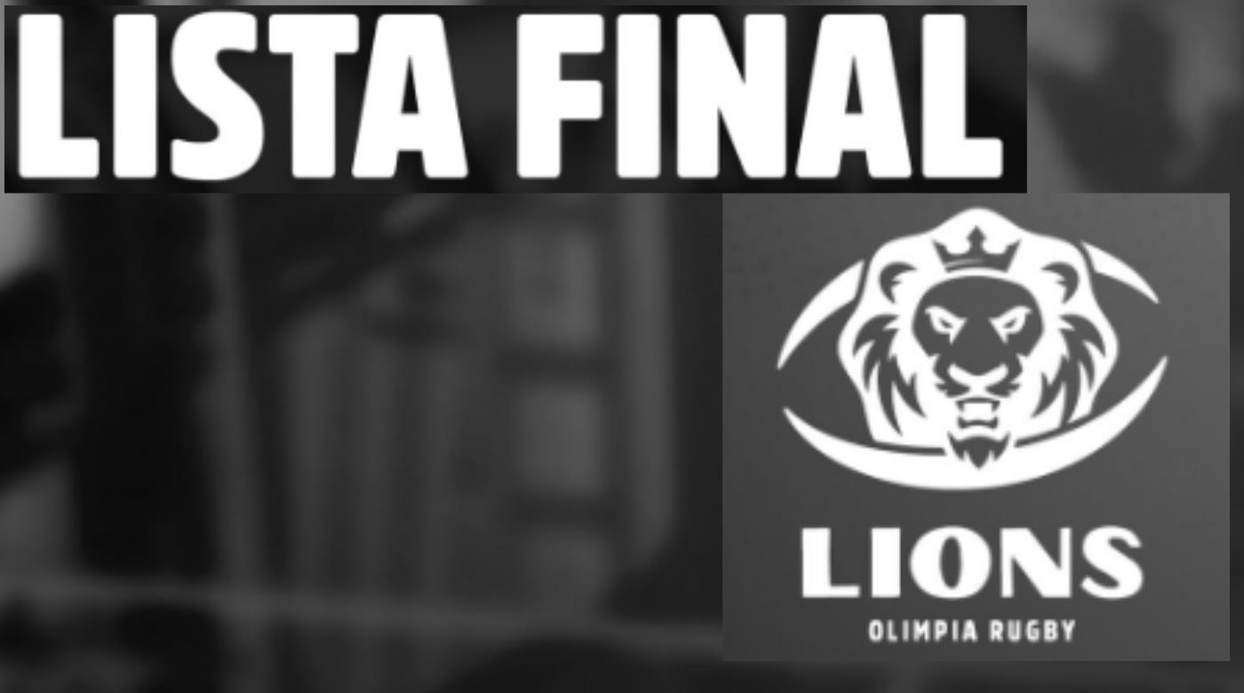 OLIMPIA LIONS PRESENTÓ SU LISTA FINAL PARA LA SUPERLIGA 