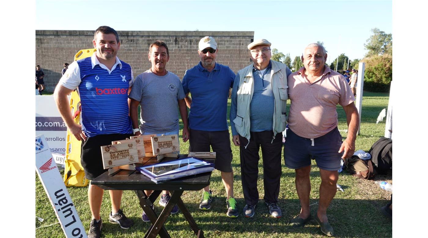 Luján cumplió 50 años y festejó con un cuadrangular entre amigos