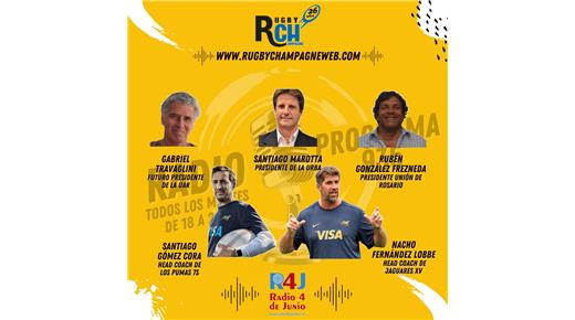 HOY: NUEVO PROGRAMA DE RUGBY CHAMPAGNE RADIO