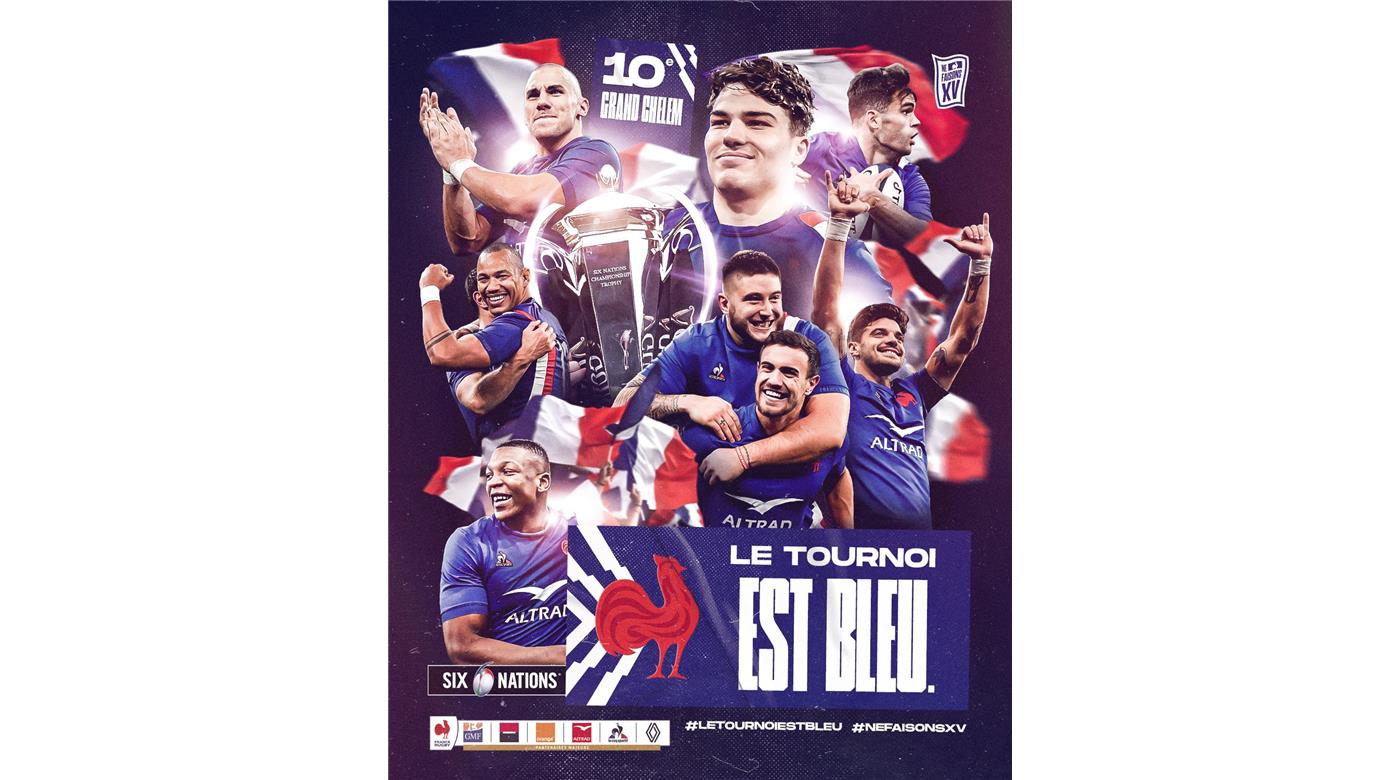 Francia se consagró campeón del 6 Naciones