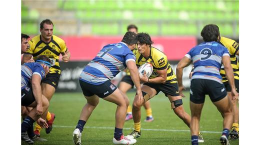 Peñarol Rugby fue contundente para derrotar a Cafeteros