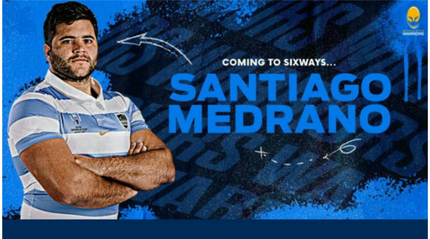 WORCESTER WARRIORS ANUNCIÓ LA LLEGADA DE SANTIAGO MEDRANO