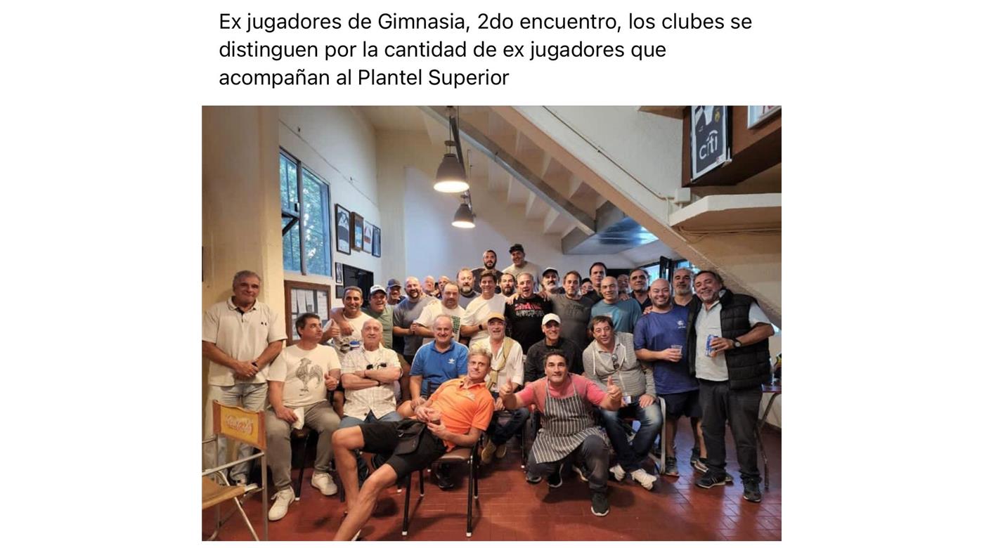 GIMNASIA Y ESGRIMA Y LA SANA COSTUMBRE DE JUNTARSE PARA DISFRUTAR DEL CLUB