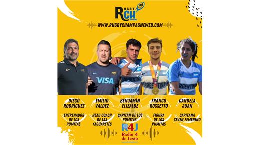 UN NUEVO PROGRAMA DE RCH RADIO CON LOS CAMPEONES Y SUBCAMPEONAS DEL SUDAMERICANO  DE ROSARIO