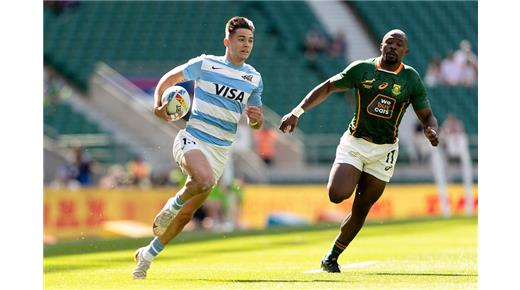 Argentina debutó en Londres con una ajustada derrota ante Sudáfrica