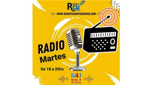 ESTE MARTES PROGRAMA ESPECIAL DE RUGBY CHAMPAGNE RADIO