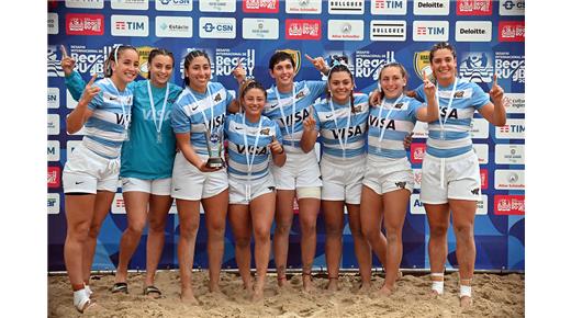 LAS YAGUARETÉS CAMPEONAS DEL DESAFÍO INTERNACIONAL DE BEACH RUGBY