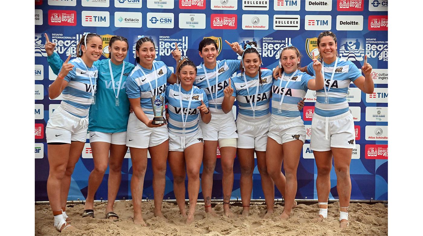 LAS YAGUARETÉS CAMPEONAS DEL DESAFÍO INTERNACIONAL DE BEACH RUGBY