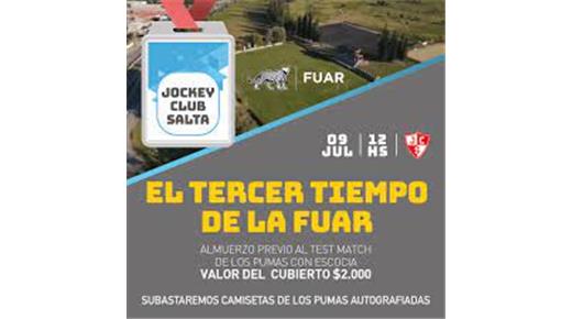 Se vendieron todos los cubiertos del Tercer Tiempo de la FUAR en Salta