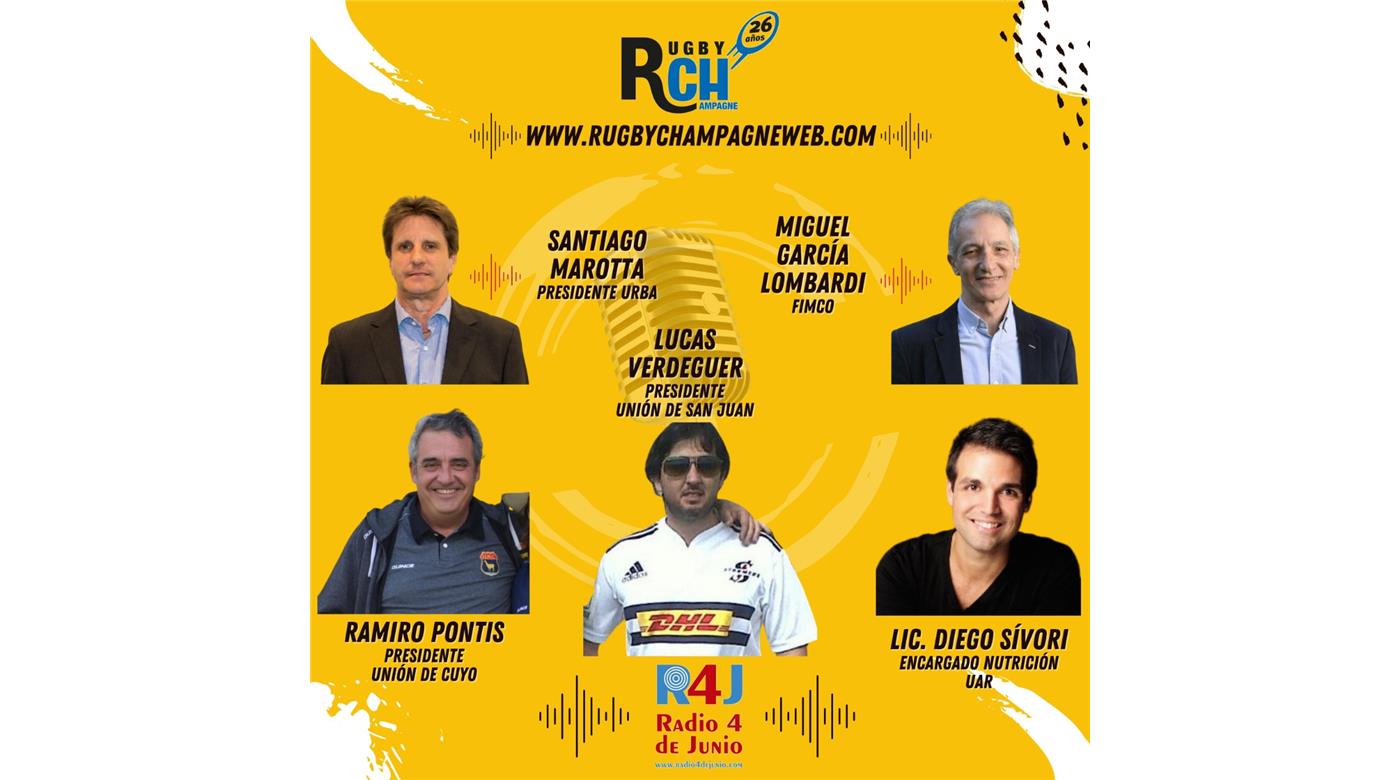 HOY UN NUEVO PROGRAMA DE RUGBY CHAMPAGNE RADIO 