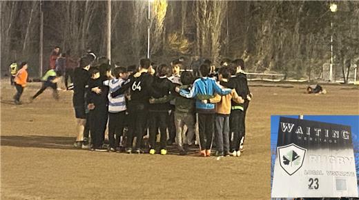 UNA TARDE CUALQUIERA EN UN ENTRENAMIENTO DE CHICOS EN UN CLUB MENDOCINO