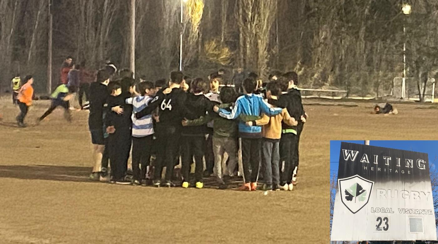 UNA TARDE CUALQUIERA EN UN ENTRENAMIENTO DE CHICOS EN UN CLUB MENDOCINO