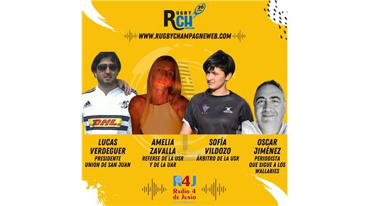 HOY OTRO RUGBY CHAMPAGNE RADIO, EL 957, UN  ESPECIAL DESDE LA UNIÓN DE SAN JUAN 