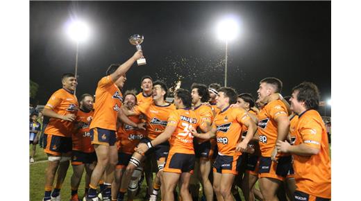 LOS NARANJAS VENCIERON A LOS DOGOS EN UNA LINDA FIESTA DEL RUGBY