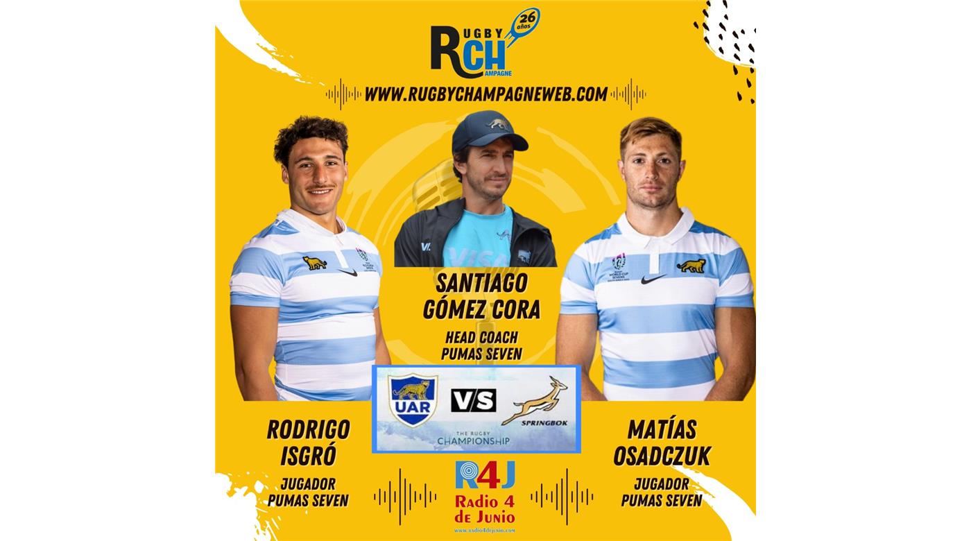 ¡INVITADOS DE LUJO! LOS PUMAS 7'S VISITAN NUESTRO PROGRAMA