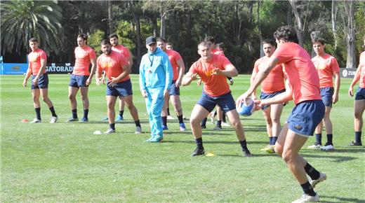 EL PRIMER ENTRENAMIENTO DE ARGENTINA XV ANTES DE VIAJAR A MONTEVIDEO EN FOTOS