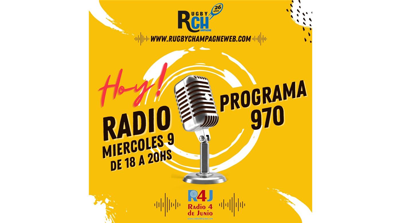 UN PROGRAMA DE CAMPEONES, NO TE PIERDAS RCH RADIO