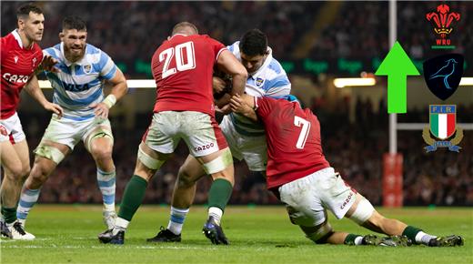 URUGUAY Y GALES, LOS DOS EQUIPOS QUE MÁS TERRENO GANARON EN EL RANKING DE WORLD RUGBY