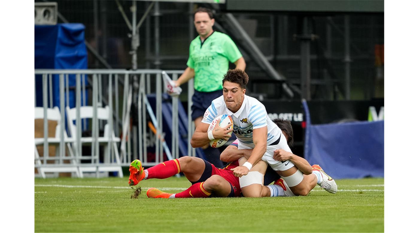 BUEN ARRANQUE Y TRIUNFO DE LOS PUMAS 7S EN HAMILTON ANTE ESPAÑA