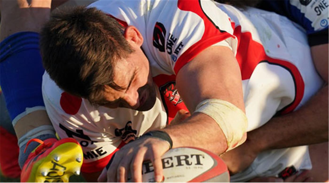 PABLO MATERA APOYÓ SU PRIMER TRY EN EL HONDA HEAT DE JAPÓN