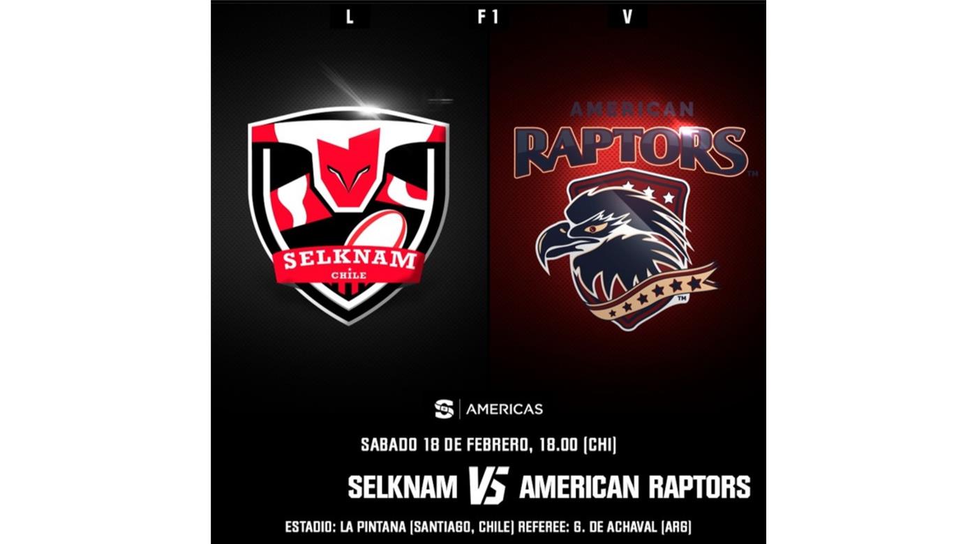 SELKMAN, EL SUBCAMPEÓN DEL SLAR 2022 RECIBE AL DEBUTANTE  AMERICAN RAPTORS