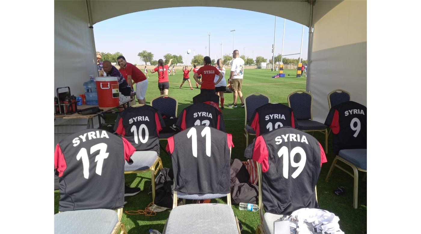 EL SELECCIONADO FEMENINO DE SIRIA QUE ENTRENA LA ARGENTINA CAROLINA BRAVO ES LA REVELACIÓN DEL ARAB RUGBY SEVENS