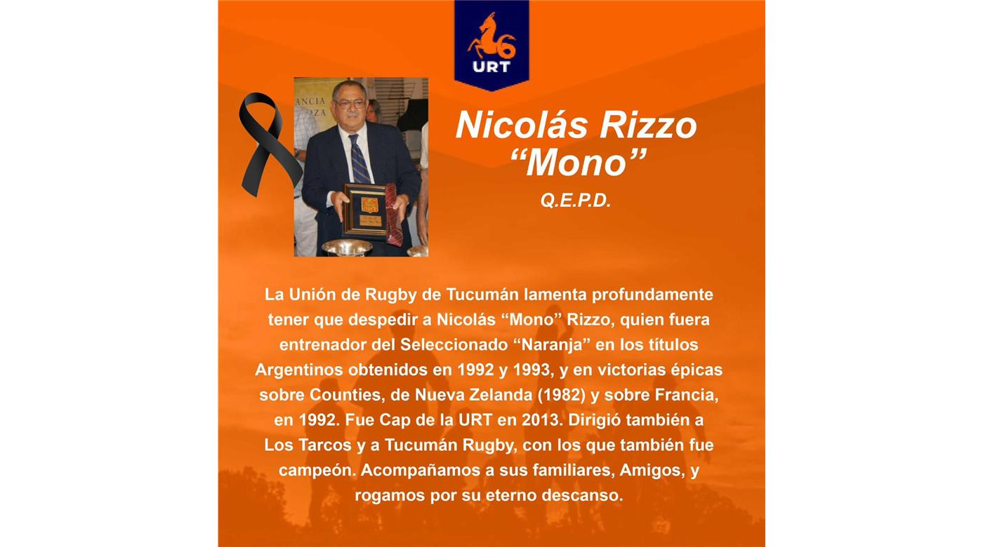 FALLECIÓ NICOLÁS 