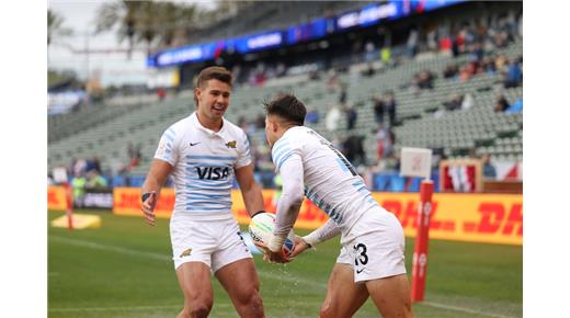 Gran triunfo de Los Pumas Seven ante Francia por 17 a 12.