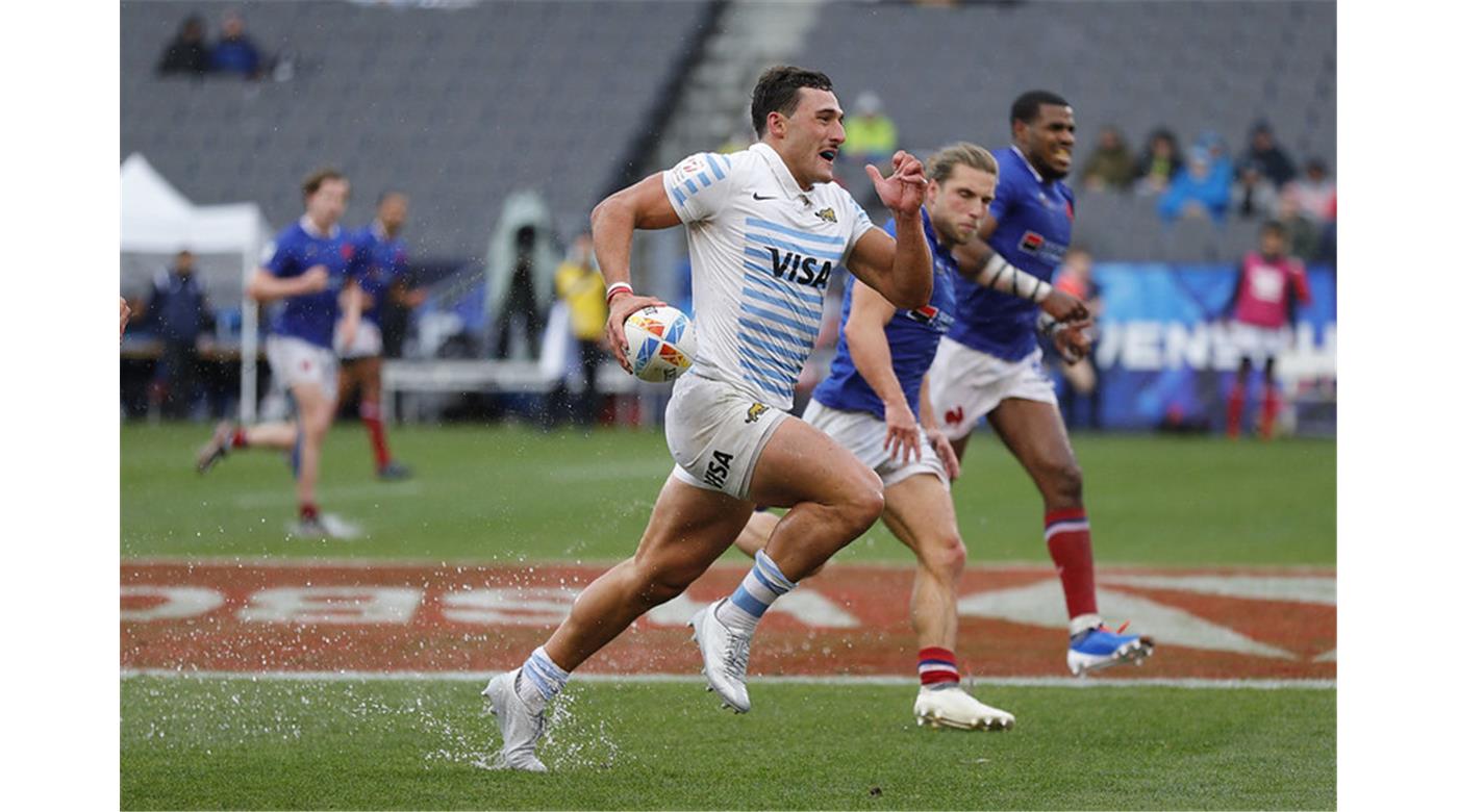 LOS PUMAS SEVEN VENCIERON A SAMOA Y SON SEMIFINALISTAS ANTE FIJI