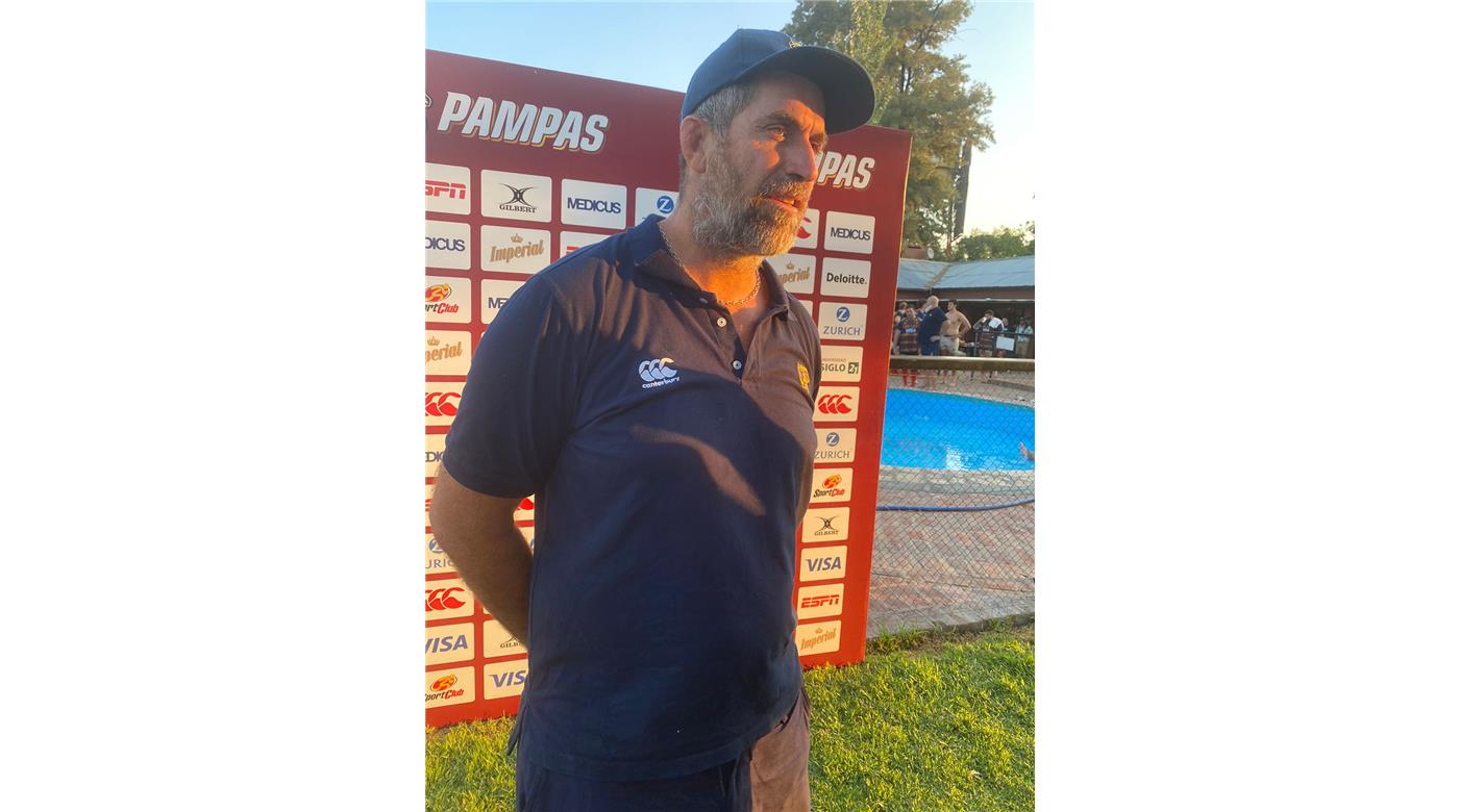 NACHO FERNÁNDEZ LOBBE CONFORME CON EL ENTRENAMIENTO DE PAMPAS PARA EL AMISTOSO CON HAWS
