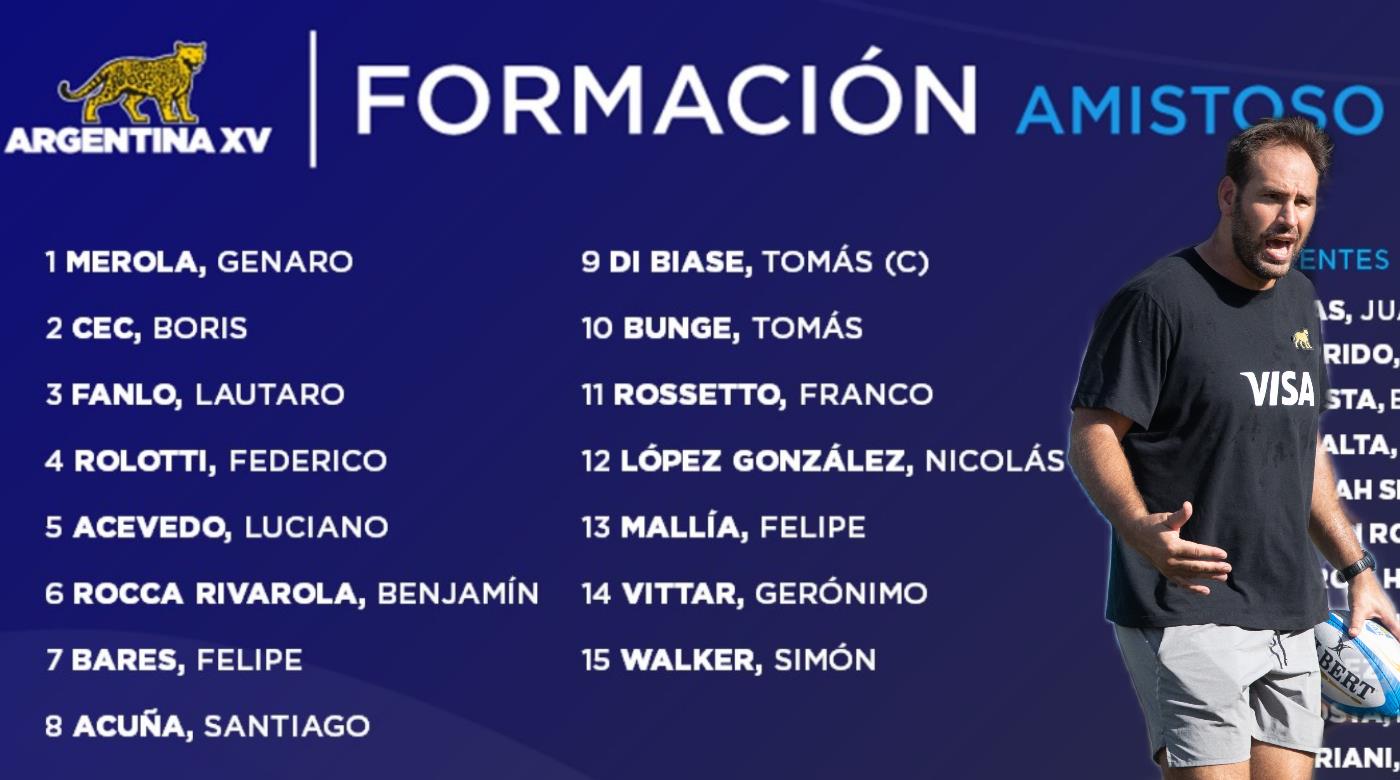 ALVARO GALINDO ELIGIÓ A LOS 15 TITULARES PARA EL AMISTOSO DE HOY