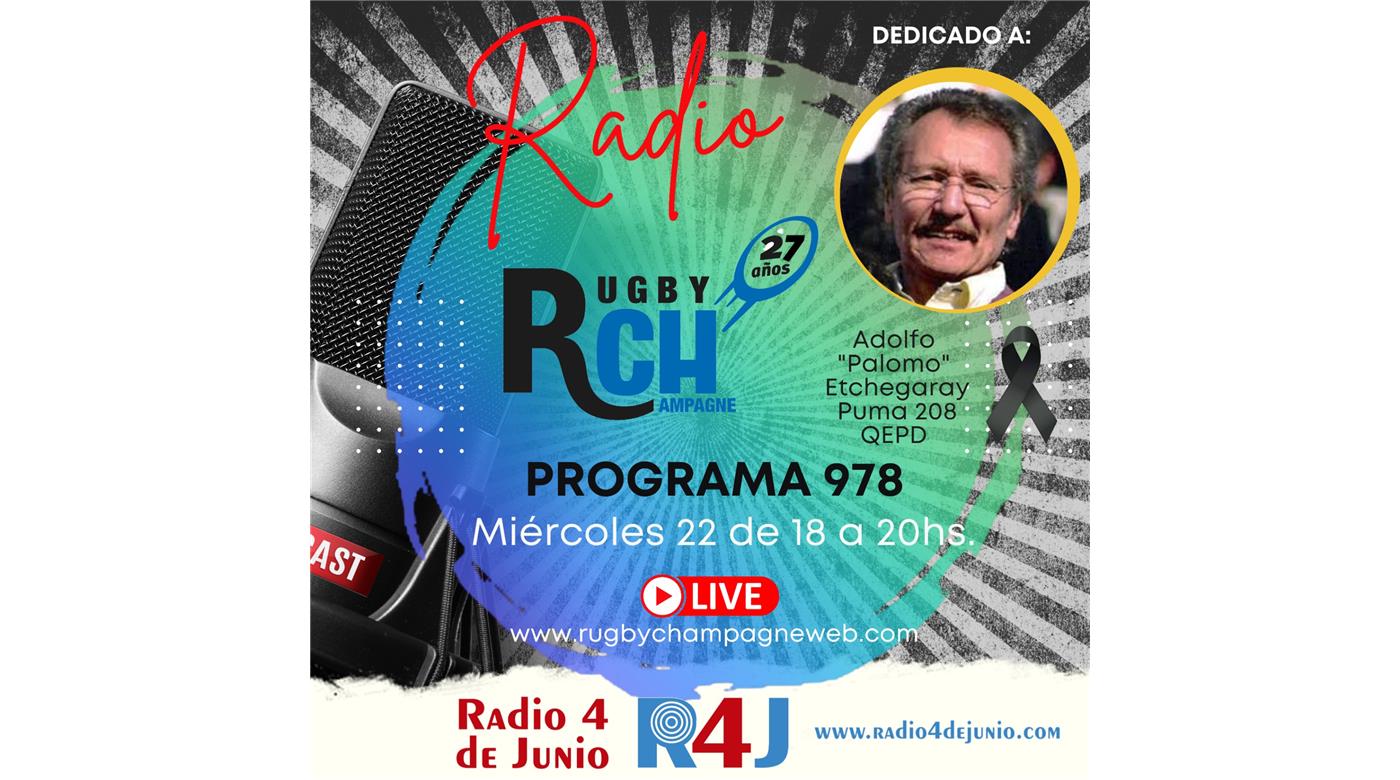 RCH Radio: HOY NO TE PODÉS PERDER UN PROGRAMÓN