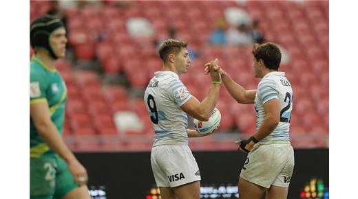 LAS IMÁGENES DE LA PRIMERA JORNADA EN SINGAPUR PARA LOS PUMAS 7S