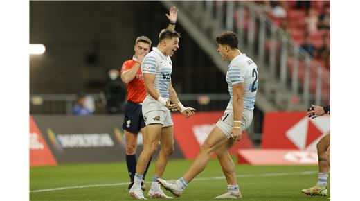 “EL RAYO” MARCOS MONETA CUMPLIÓ 100 PARTIDOS CON LOS PUMAS SEVENS Y LO FESTEJÓ CON DOS TRIES