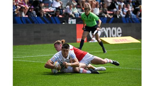 LOS PUMAS SEVEN Y OTRO RECORD: ANTE GRAN BRETAÑA LOGRARON LA MAYOR GOLEADA DE LA TEMPORADA